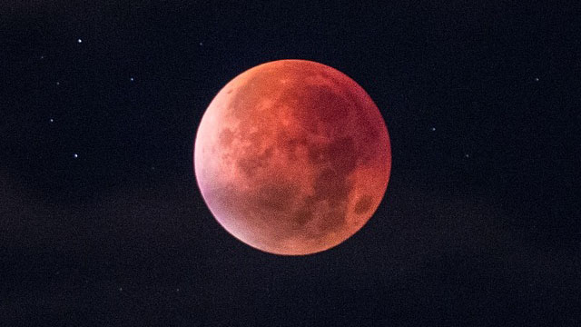 Imagen de la luna de sangr