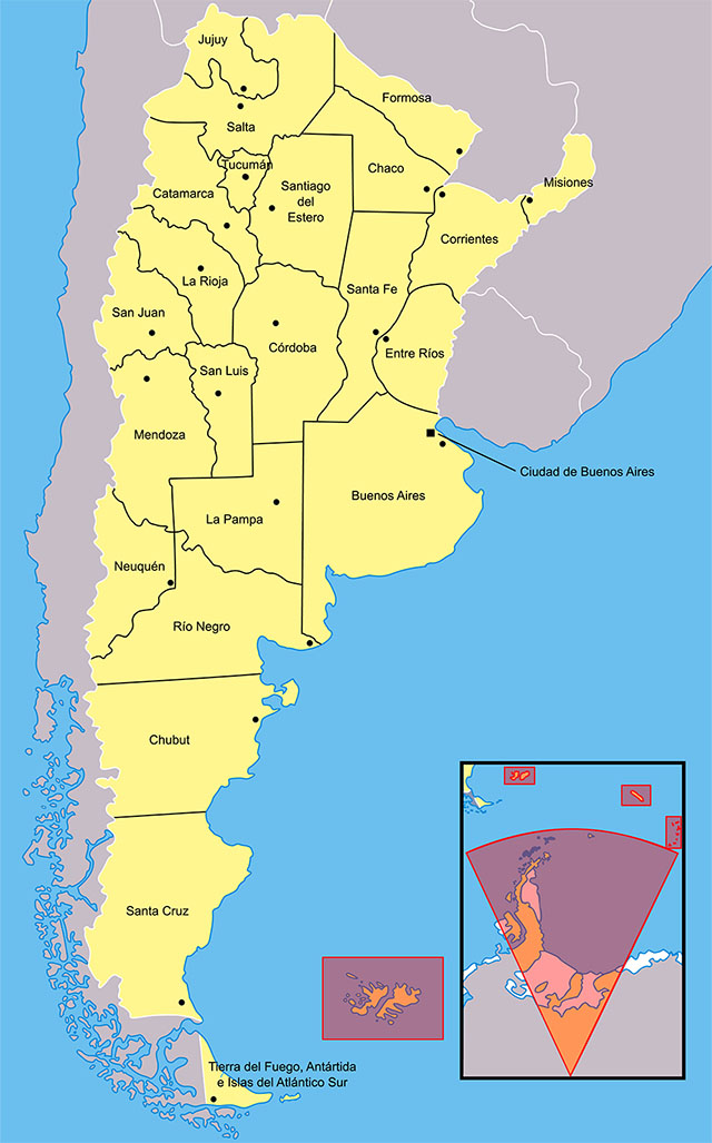 ¿Cuantas provincias tiene Argentina?